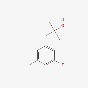 molecular formula C11H15FO B7996919 1-(3-Fluoro-5-methylphenyl)-2-methyl-2-propanol 