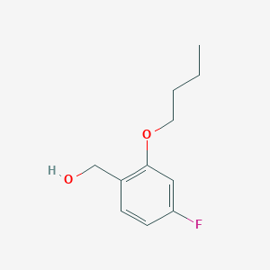 molecular formula C11H15FO2 B7996960 (2-Butoxy-4-fluorophenyl)methanol 