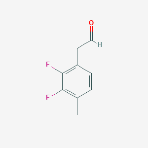 molecular formula C9H8F2O B7996980 (2,3-Difluoro-4-methylphenyl)acetaldehyde 