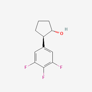 molecular formula C11H11F3O B7996994 (1S,2R)-2-(3,4,5-trifluorophenyl)cyclopentanol 