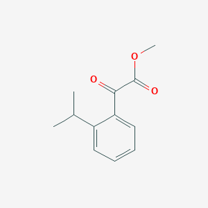 molecular formula C12H14O3 B7997035 Methyl 2-iso-propylbenzoylformate 