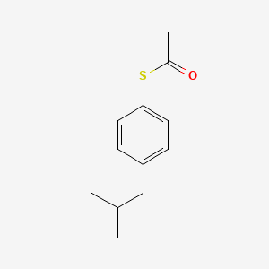 molecular formula C12H16OS B7997043 S-4-iso-Butylphenylthioacetate 