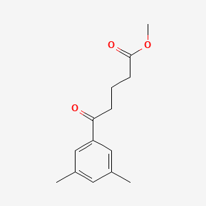 molecular formula C14H18O3 B7997073 Methyl 5-(3,5-dimethylphenyl)-5-oxovalerate 