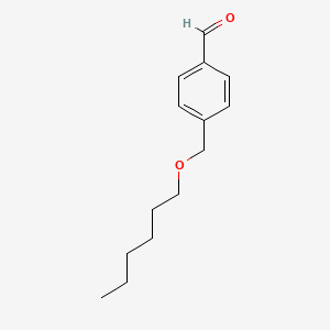 molecular formula C14H20O2 B7997078 4-[(n-Hexyloxy)methyl]benzaldehyde 