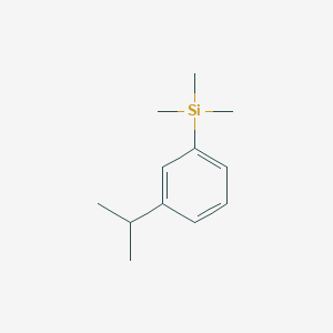 molecular formula C12H20Si B7997087 1-(Trimethylsilyl)-3-iso-propylbenzene 