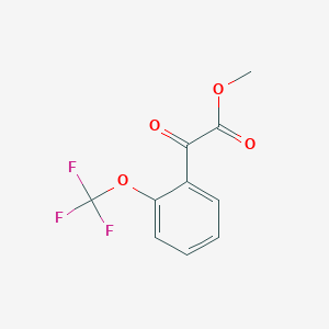 molecular formula C10H7F3O4 B7997164 Methyl 2-(trifluoromethoxy)benzoylformate 