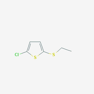 molecular formula C6H7ClS2 B7997205 5-Chloro-2-thienyl ethyl sulfide 