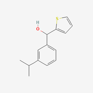 molecular formula C14H16OS B7997247 3-iso-Propylphenyl-(2-thienyl)methanol CAS No. 1443325-03-8