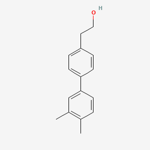 molecular formula C16H18O B7997256 4-(3,4-Dimethylphenyl)phenethyl alcohol 