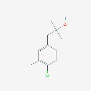 molecular formula C11H15ClO B7997270 1-(4-Chloro-3-methylphenyl)-2-methyl-2-propanol 