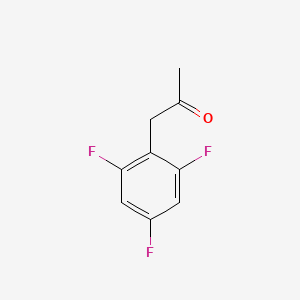 molecular formula C9H7F3O B7997304 1-(2,4,6-Trifluorophenyl)propan-2-one CAS No. 835878-82-5