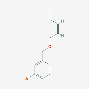molecular formula C12H15BrO B7997341 3-Bromobenzyl-(cis-2-pentenyl)ether 