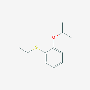 molecular formula C11H16OS B7997371 Ethyl 2-iso-propoxyphenyl sulfide 