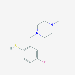 4-Fluoro-2-[(4-ethylpiperazino)methyl]thiophenol