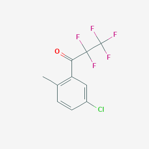 3'-Chloro-6'-methyl-2,2,3,3,3-pentafluoropropiophenone