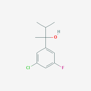 2-(3-Chloro-5-fluorophenyl)-3-methyl-butan-2-ol