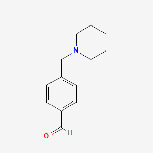 4-((2-Methylpiperidin-1-yl)methyl)benzaldehyde