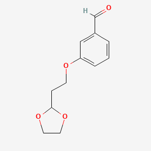 3-[2-(1,3-Dioxolan-2-yl)ethoxy]benzaldehyde