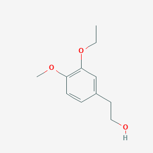 molecular formula C11H16O3 B7997566 2-(3-Ethoxy-4-methoxyphenyl)ethanol 