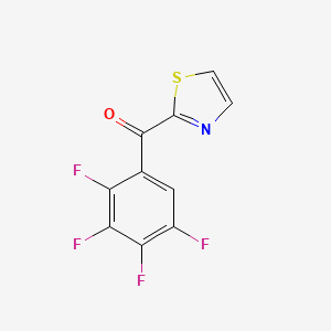 2-(2,3,4,5-Tetrafluorobenzoyl)thiazole