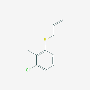 1-Allylsulfanyl-3-chloro-2-methylbenzene