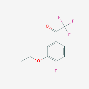 1-(3-Ethoxy-4-fluorophenyl)-2,2,2-trifluoroethanone