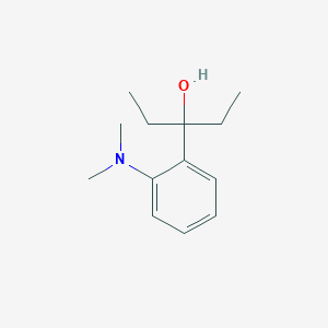 molecular formula C13H21NO B7997675 3-[2-(Dimethylamino)phenyl]-3-pentanol 