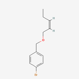 molecular formula C12H15BrO B7997711 4-Bromobenzyl-(cis-2-pentenyl)ether 