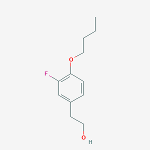 molecular formula C12H17FO2 B7997717 2-(4-Butoxy-3-fluorophenyl)ethanol 