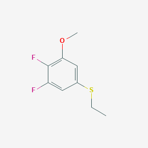 3,4-Difluoro-5-methoxyphenyl ethyl sulfide