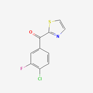 2-(4-Chloro-3-fluorobenzoyl)thiazole