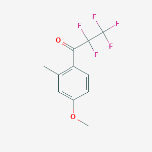 2,2,3,3,3-Pentafluoro-1-(4-methoxy-2-methylphenyl)propan-1-one