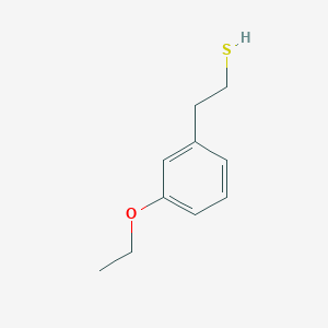 molecular formula C10H14OS B7997812 2-(3-Ethoxyphenyl)ethanethiol 