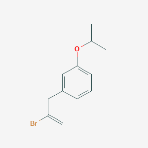 molecular formula C12H15BrO B7997814 2-Bromo-3-(3-iso-propoxyphenyl)-1-propene 