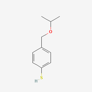 molecular formula C10H14OS B7997821 4-[(iso-Propyloxy)methyl]thiophenol 