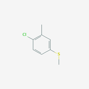 molecular formula C8H9ClS B7997894 4-Chloro-3-methylphenyl methyl sulfide 