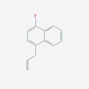 molecular formula C13H11F B7997928 1-Allyl-4-fluoronaphthalene 