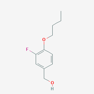 molecular formula C11H15FO2 B7997942 (4-Butoxy-3-fluorophenyl)methanol 