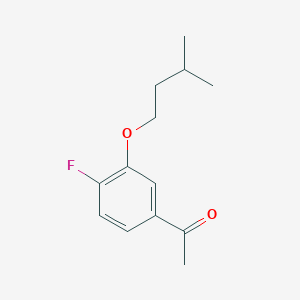 1-(4-Fluoro-3-(isopentyloxy)phenyl)ethanone