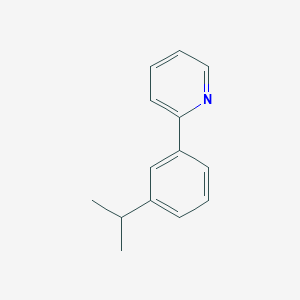 molecular formula C14H15N B7997949 2-(3-Isopropylphenyl)pyridine 