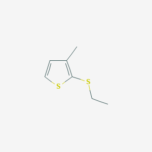 molecular formula C7H10S2 B7997951 Ethyl 3-methyl-2-thienyl sulfide 