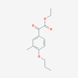 Ethyl 3-methyl-4-n-propoxybenzoylformate