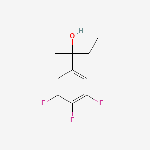 molecular formula C10H11F3O B7997986 2-(3,4,5-Trifluorophenyl)-2-butanol 