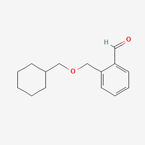 2-[(Cyclohexanemethoxy)methyl]benzaldehyde