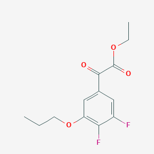 Ethyl 4,5-difluoro-3-n-propoxybenzoylformate