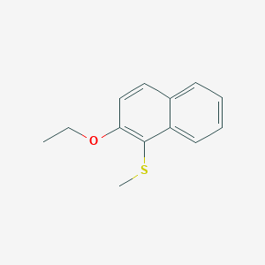 molecular formula C13H14OS B7998078 2-Ethoxy-1-naphthyl methyl sulfide 