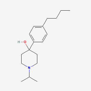 molecular formula C18H29NO B7998083 4-(4-N-Butylphenyl)-4-hydroxy-1-iso-propylpiperidine 