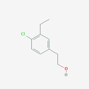 molecular formula C10H13ClO B7998133 4-Chloro-3-ethylphenethyl alcohol 