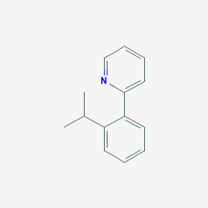 molecular formula C14H15N B7998159 2-(2-异丙基苯基)吡啶 