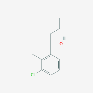 2-(3-Chloro-2-methylphenyl)-2-pentanol